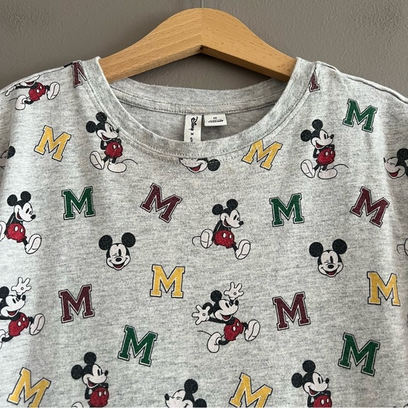Disney x Janie & Jack Boys Girls Mickey Mouse Tee All Over Print Sz 12 - Picture 3 of 8